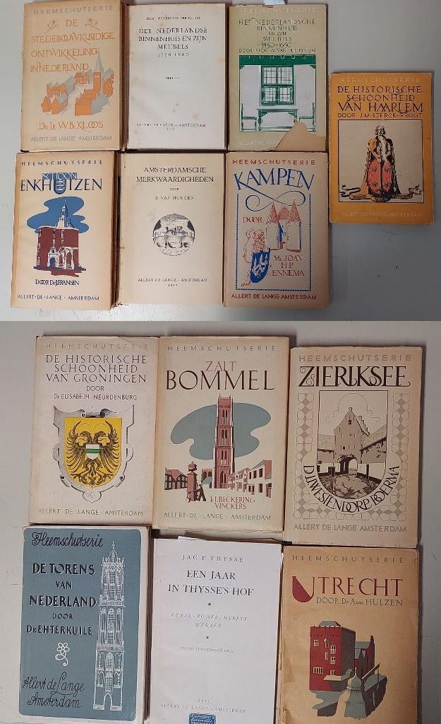Heemschutserie (13 delen) – 2 t/m 71 – jaren 40-50, Boeken, Ophalen of Verzenden, 20e eeuw of later, Gelezen