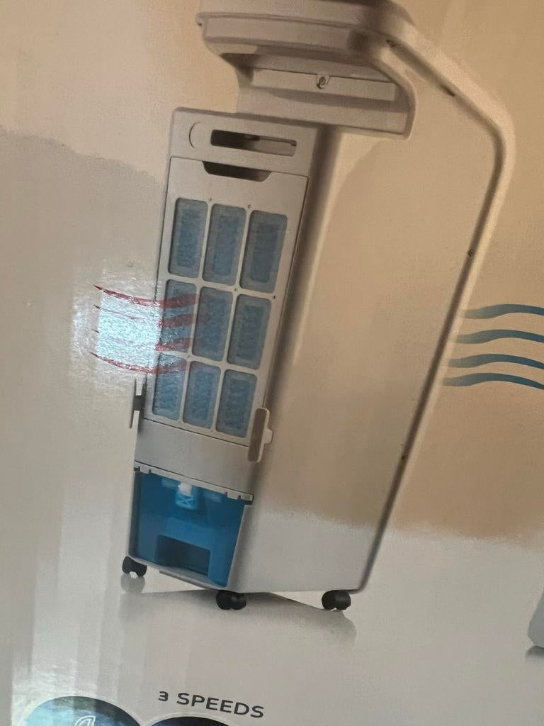 Domo Aircooler Nieuw in Doos met Afstandsbediening, Minder dan 60 m³, Ventileren, Nieuw, 3 snelheden of meer