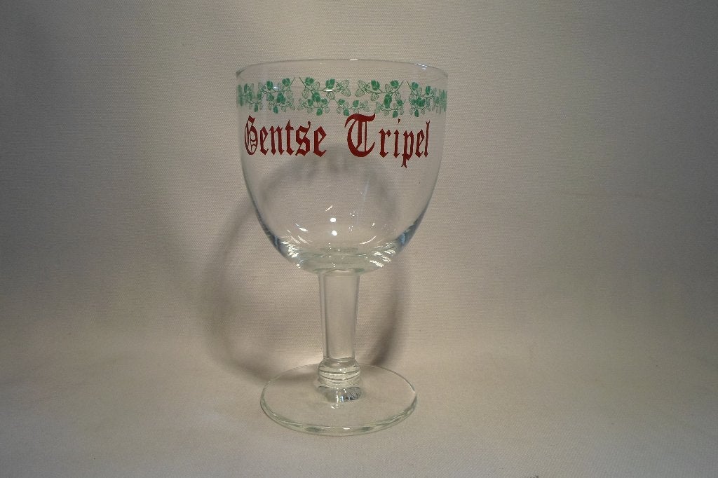 Glas Gentse Tripel, Ophalen of Verzenden, Zo goed als nieuw, Glas of Glazen, Overige merken