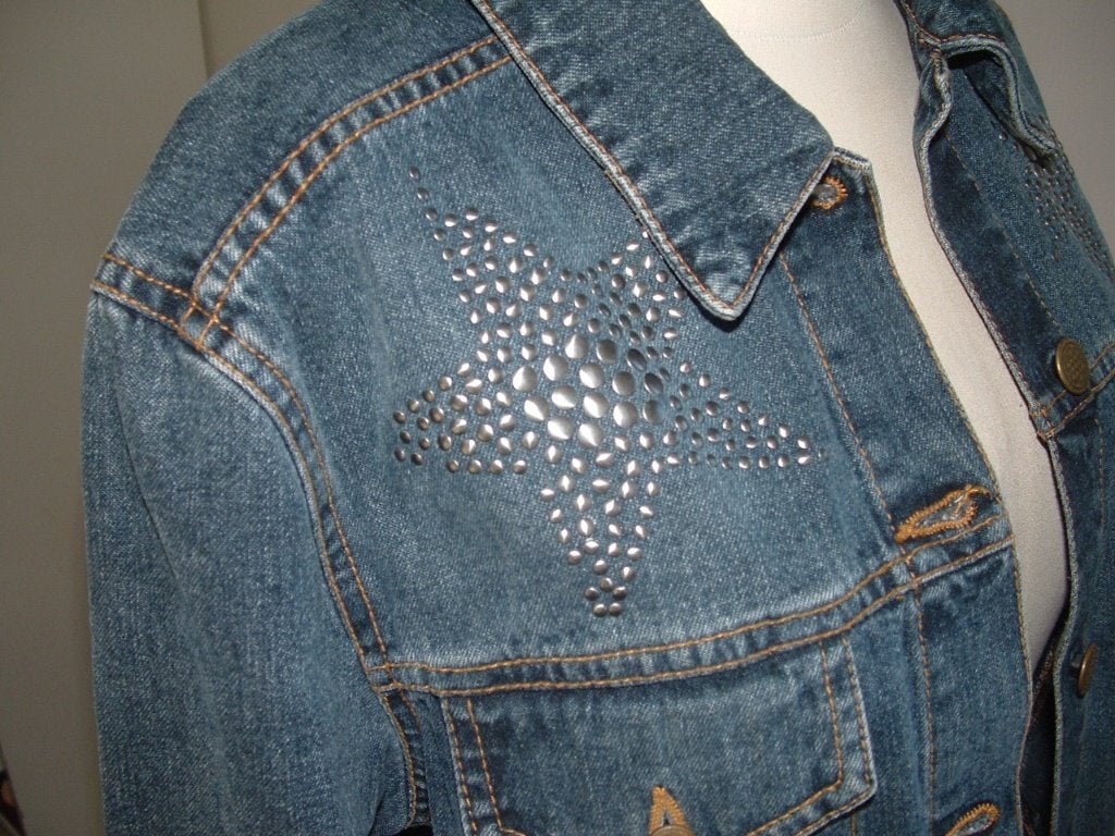 Giovane San Martino spijkerjas denimjas spijkerjack maat 36, Blauw, Giovane San Martino, Ophalen of Verzenden, Jasje