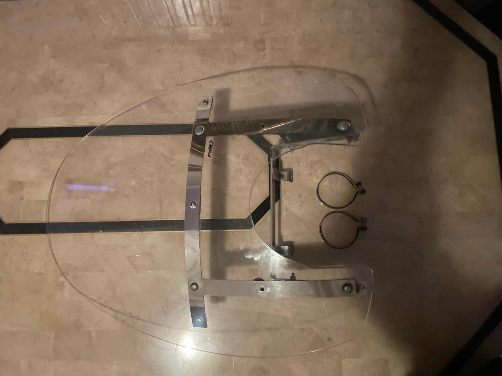 Universeel windscherm motor/scooter, Ophalen of Verzenden, Zo goed als nieuw