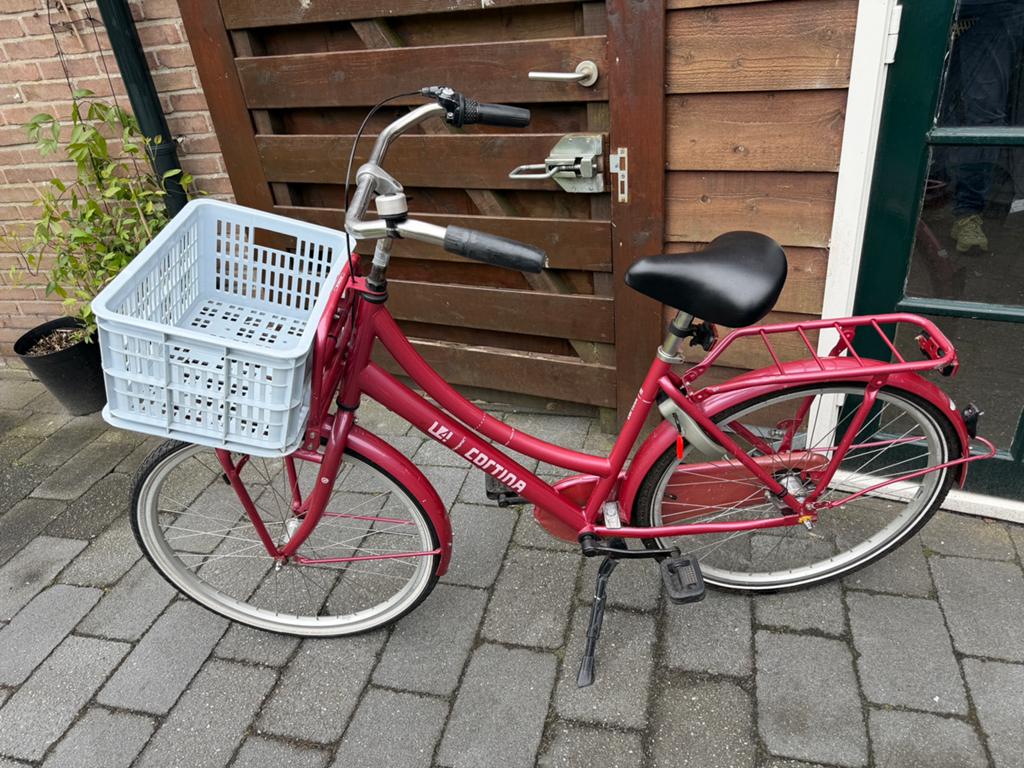 Cortina Meisjesfiets 26 inch, Ophalen of Verzenden, Gebruikt, Terugtraprem, 26 inch of meer