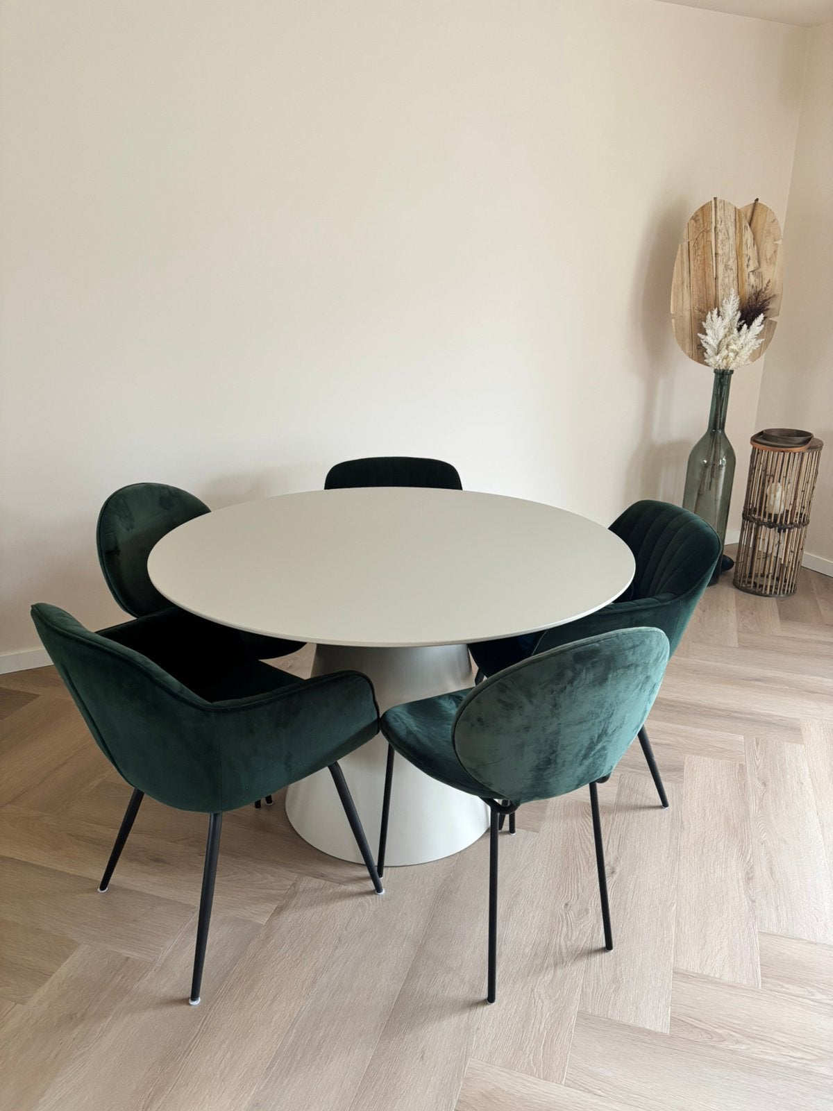 Ronde eettavel, Huis en Inrichting, Ophalen, Zo goed als nieuw, Rond, 100 tot 150 cm