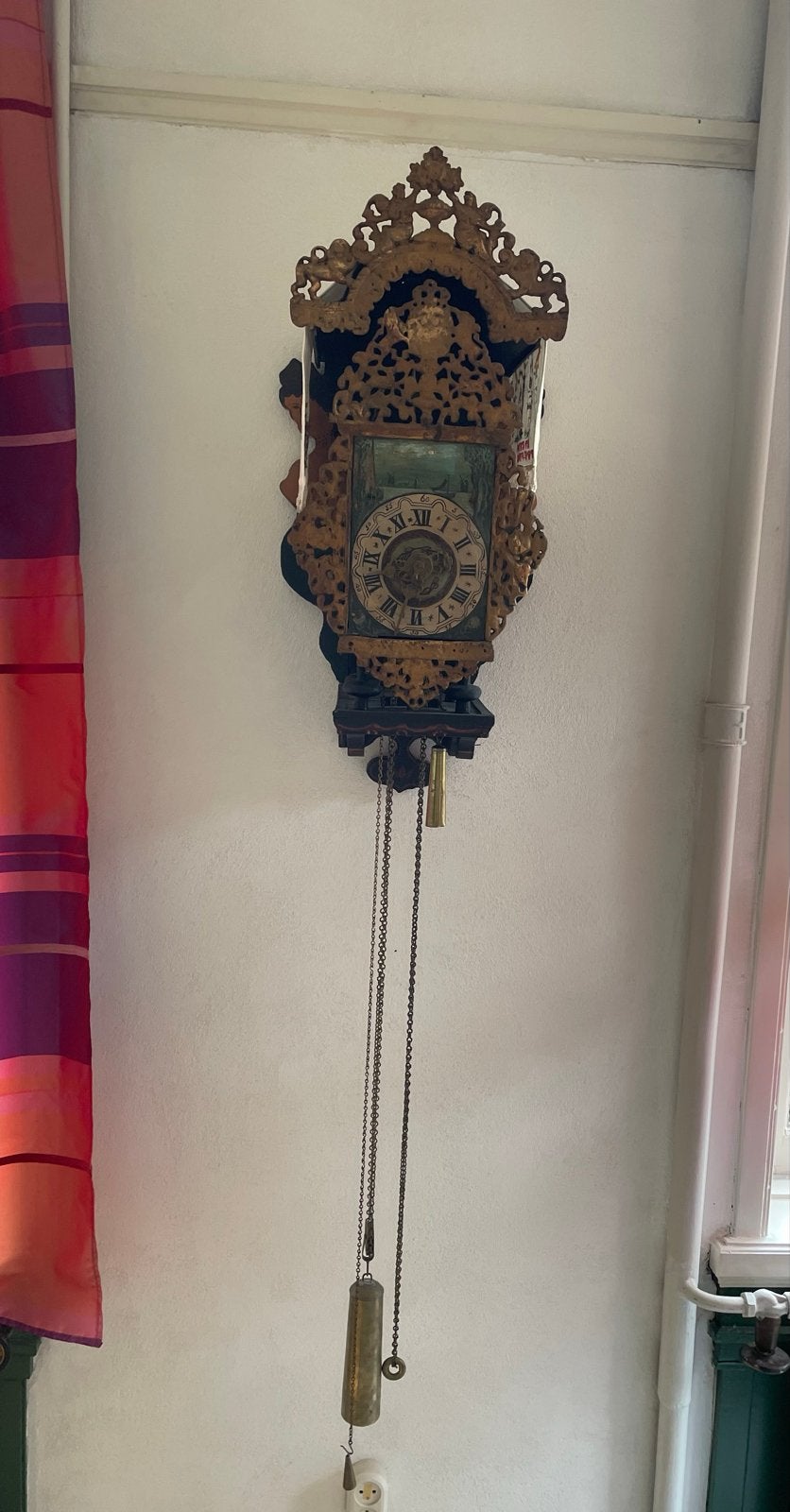 Antieke Friese Staartklok - Prachtig Decoratief Stuk, Antiek en Kunst, Antiek | Klokken, Ophalen