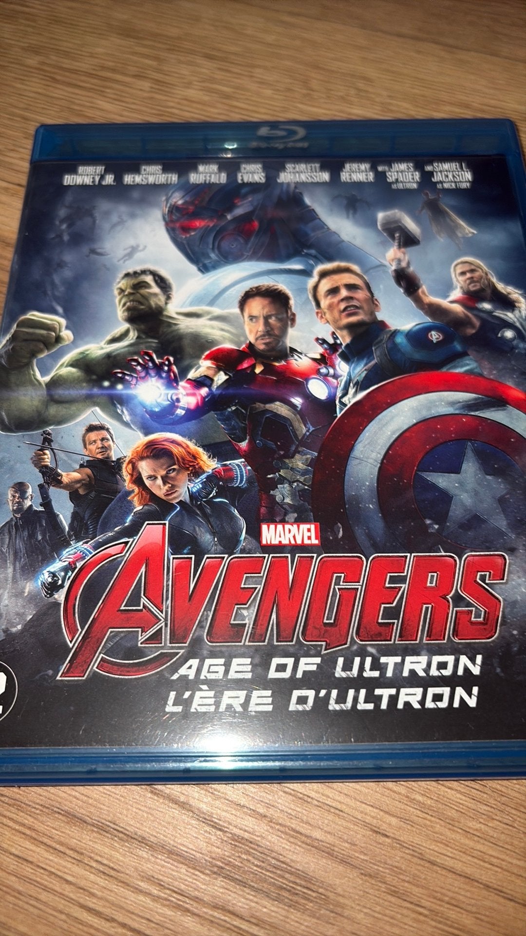 Avengers: Age of Ultron van Marvel op blu-ray., Cd's en Dvd's, Blu-ray, Ophalen of Verzenden, Zo goed als nieuw, Actie