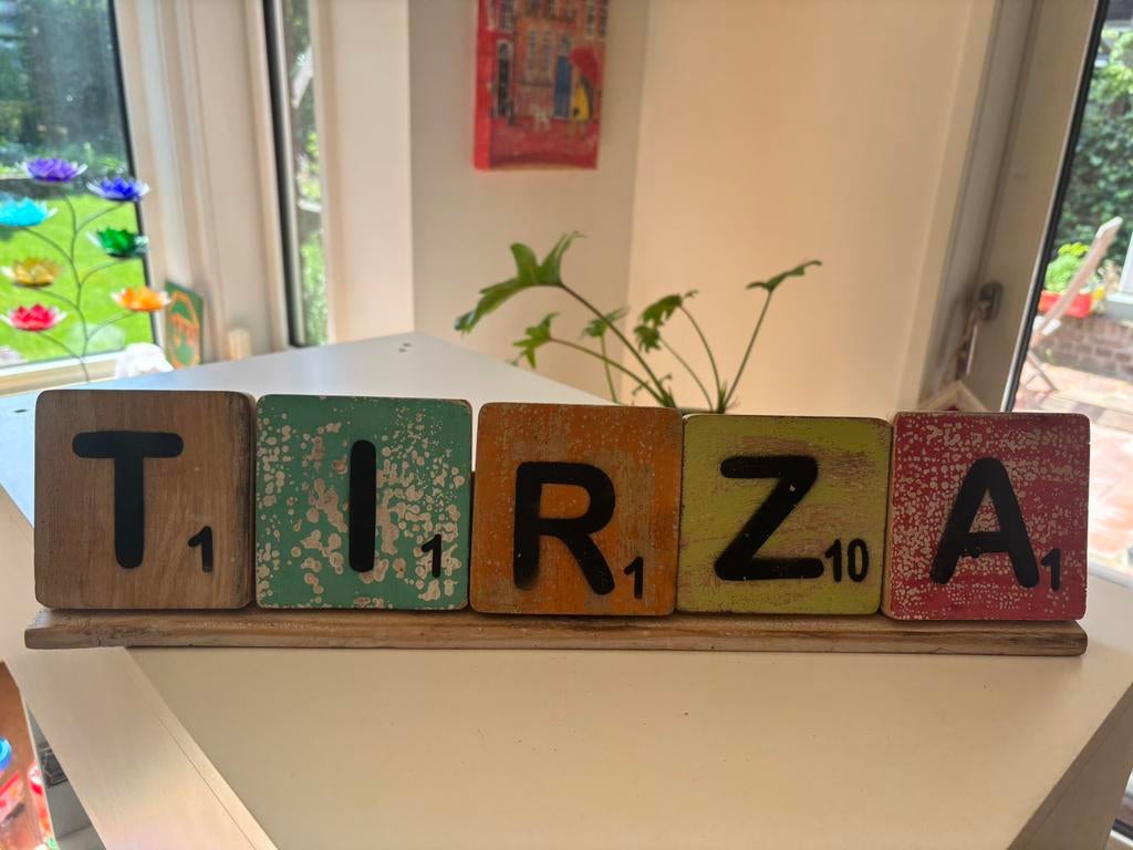Tirza letterplank, Ophalen of Verzenden, Zo goed als nieuw