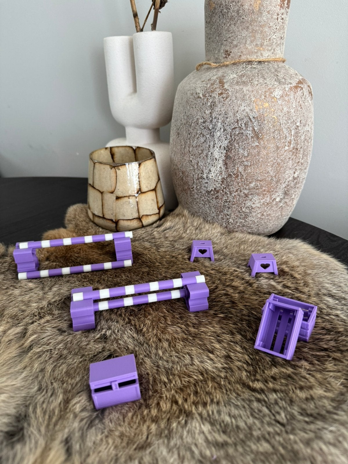 Schleich complete hindernisset | 3D geprint, Meerkleurig, Kunststof, Ophalen of Verzenden, Landelijk