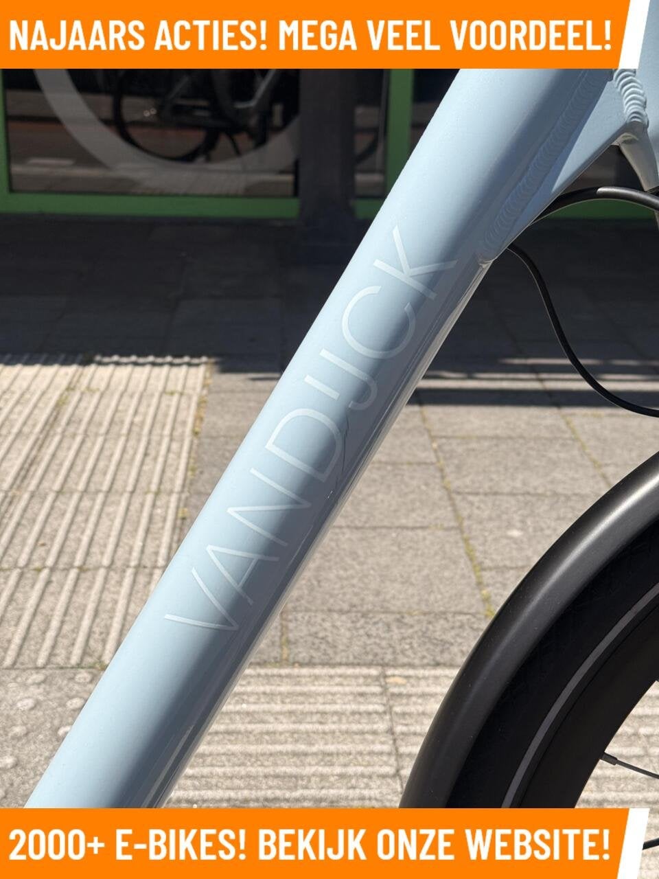 Van Dijck Ceres Elektrische fiets met voorwiel motor bij MRA, Fietsen en Brommers, Gebruikt, Overige merken