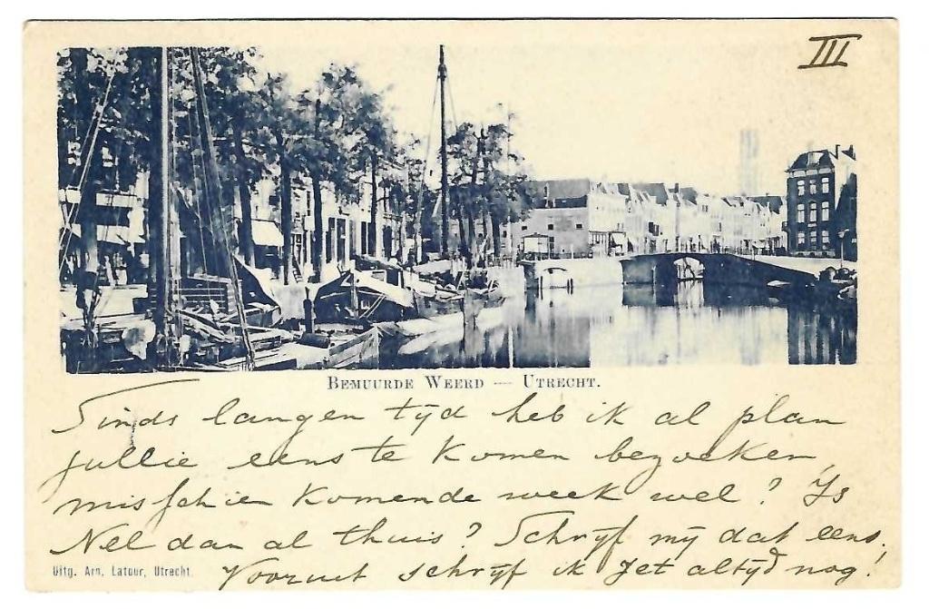 Utrecht - Bemuurde Weerd, Verzenden, Voor 1920, Gelopen, Utrecht