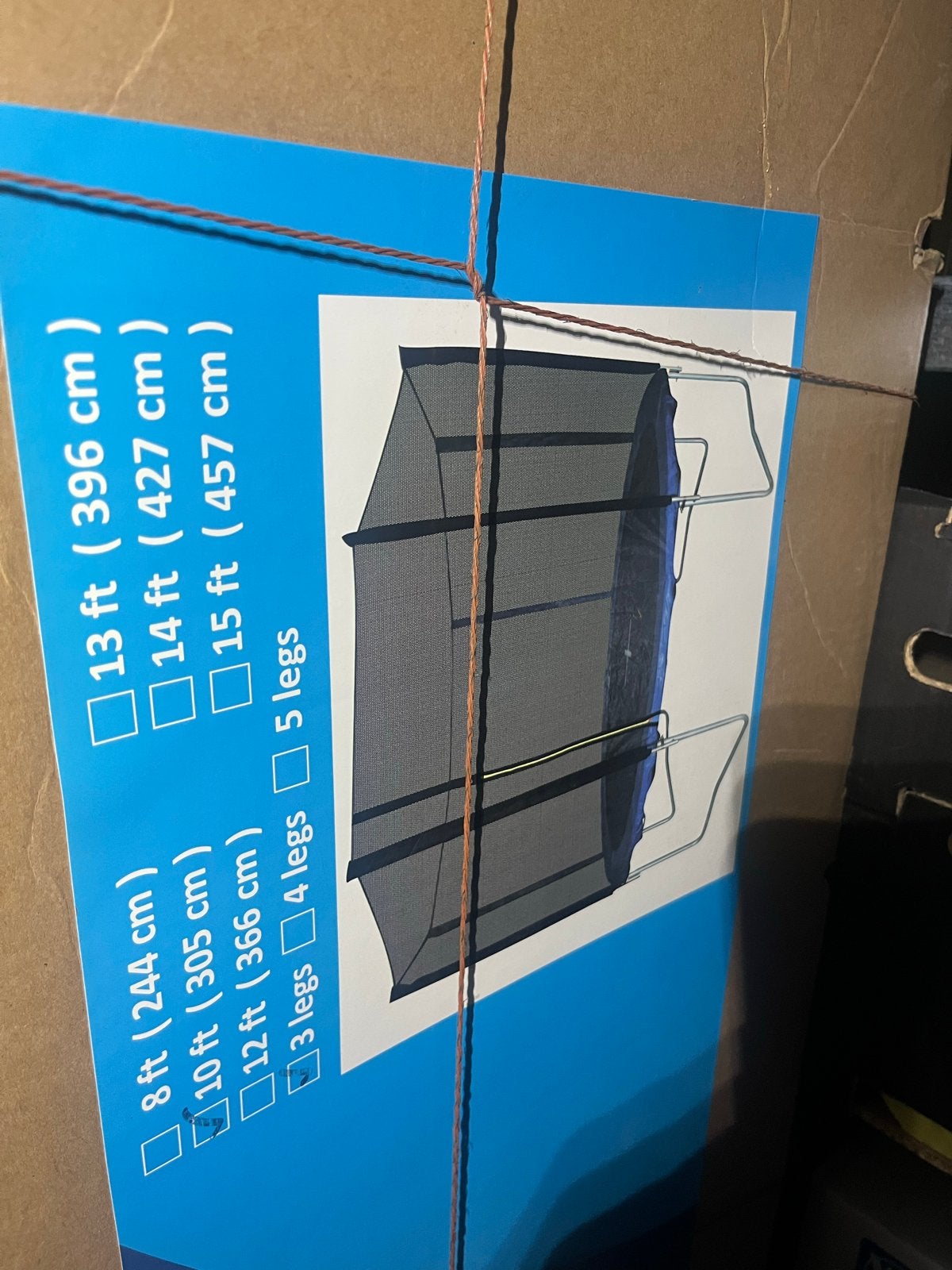 Trampoline 10ft (305 cm) met veiligheidsnet, Kinderen en Baby's, Ophalen, Gebruikt