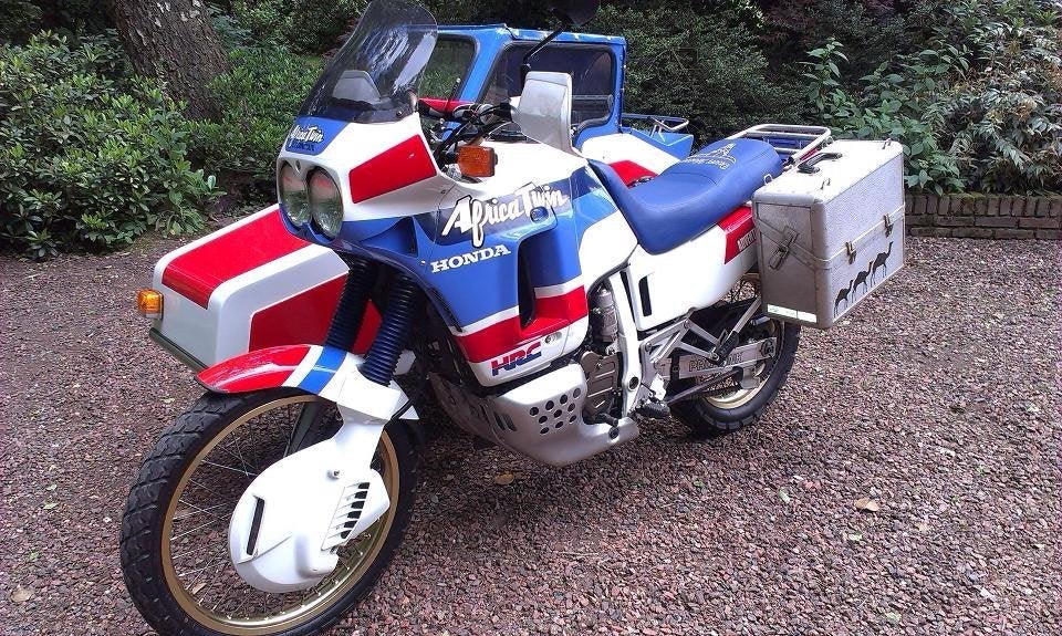 Honda XRV 650 750 Africa Twin LOS zijspan + 2 Alu, koffers, Ophalen, Gebruikt