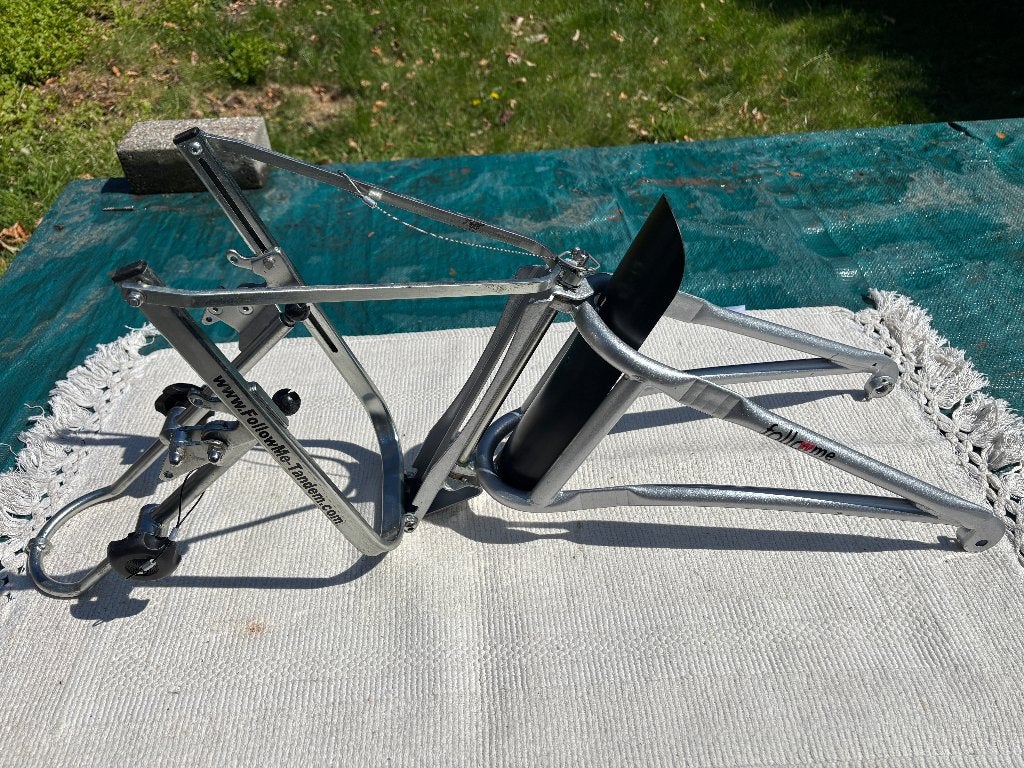 Follow me tandem, Fietsen en Brommers, Opvouwbaar, 80 kg of meer, Ophalen of Verzenden, Zo goed als nieuw