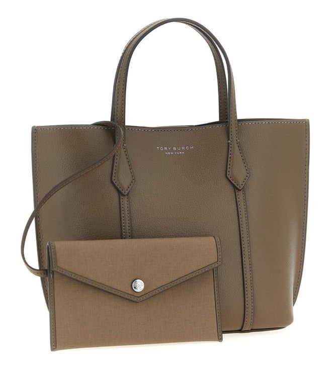 Tory Burch Perry Tas – Grey, 40 tot 60 cm, 20 tot 30 cm, Ophalen of Verzenden, Grijs