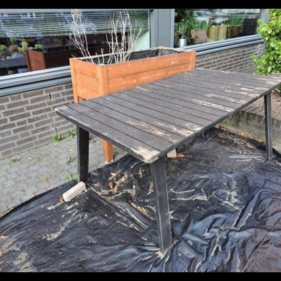 tuintafel opknapper 90x160cm, Tuin en Terras, Hangmatten, Ophalen, Gebruikt
