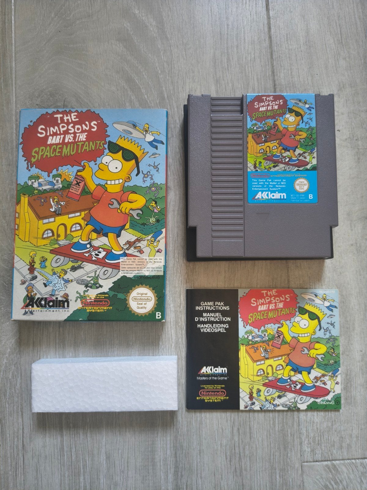 The Simpsons: Bart vs. The Space Mutants NES (Compleet), Spelcomputers en Games, Games | Nintendo NES, Gebruikt, 1 speler, Ophalen of Verzenden