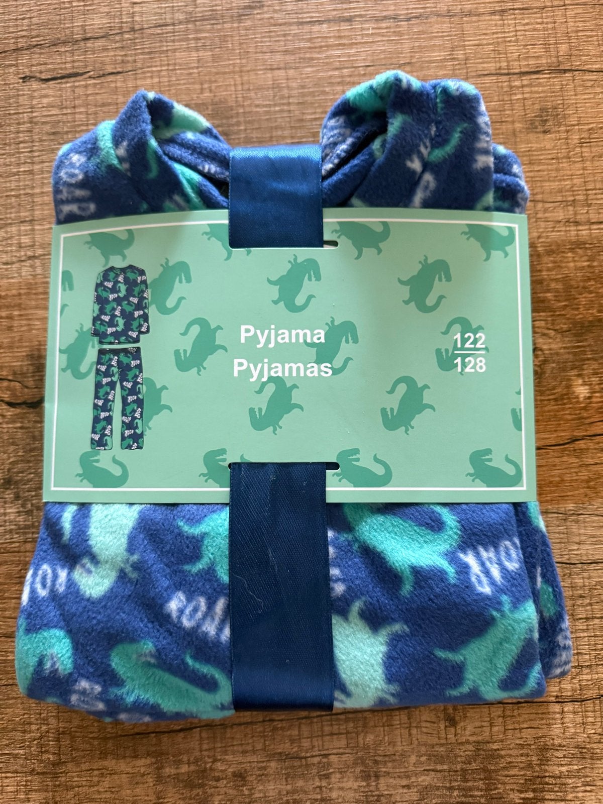 Pyjama met Dinosaurusprint - Maat 122/128, Kinderen en Baby's, Ophalen of Verzenden, Nieuw, Jongen of Meisje, Nacht- of Onderkleding
