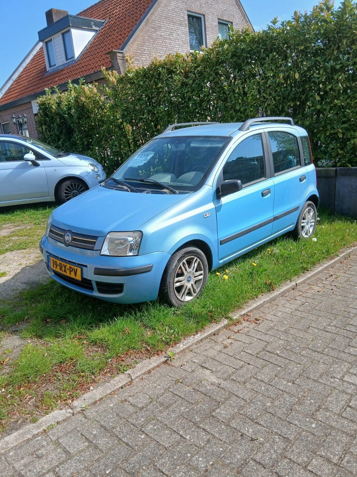 Fiat Panda 1.2 2005 Blauw, Auto's, Voorwielaandrijving, Stof, Origineel Nederlands, Handgeschakeld