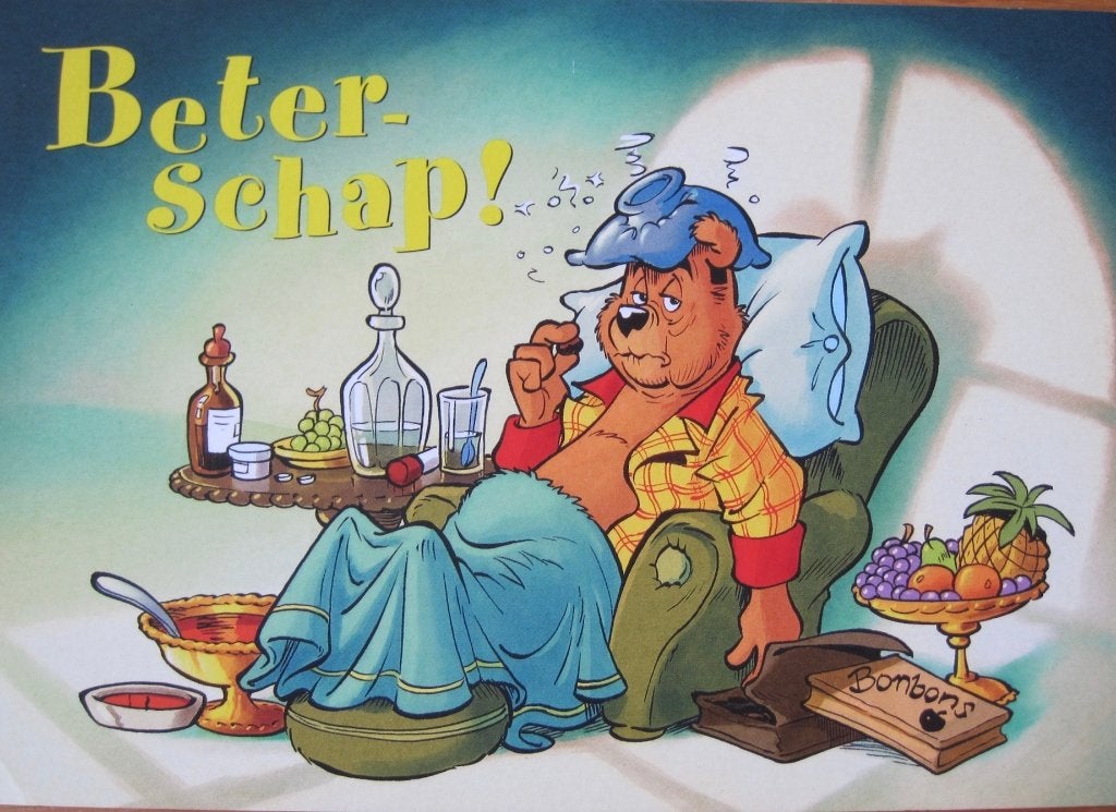 voor het kind - Bommel en Tom Poes - beterschap - nieuw, Verzamelen, Ansichtkaarten | Themakaarten, Verzenden, 1980 tot heden