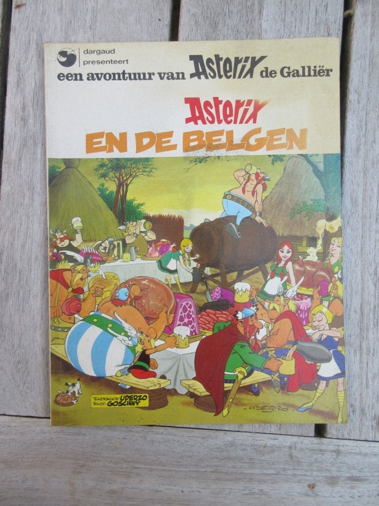 Asterix - en de Belgen 1979, Boeken, Stripboeken, Gelezen, Eén stripboek, Ophalen of Verzenden, Goscinny & Uderzo