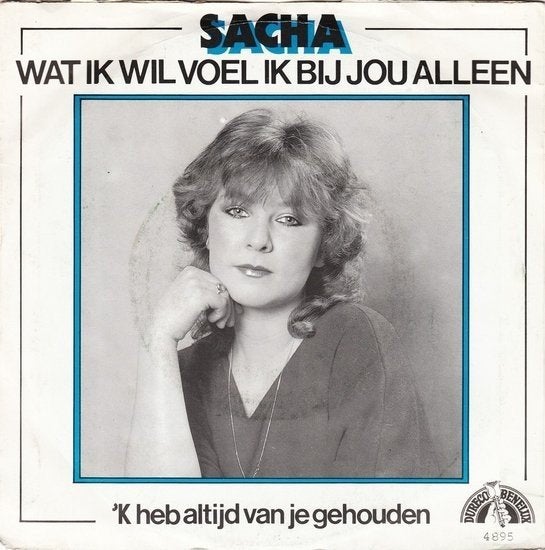 Piraten Single (1984) Sacha – Wat Ik Wil Voel Ik Bij Jou al, Gebruikt, 7 inch, 1980 - 1989, Ophalen of Verzenden