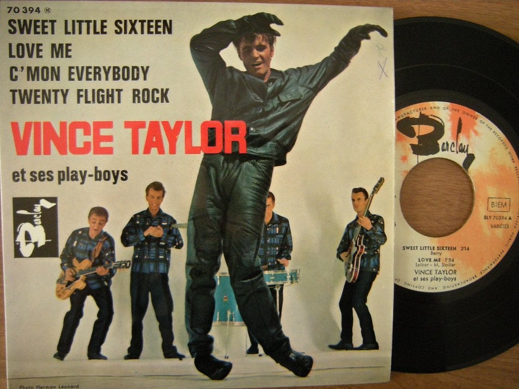 Vince Taylor and His Playboys (Sweet Little Sixteen) ep., Gebruikt, 7 inch, Ophalen of Verzenden, Pop