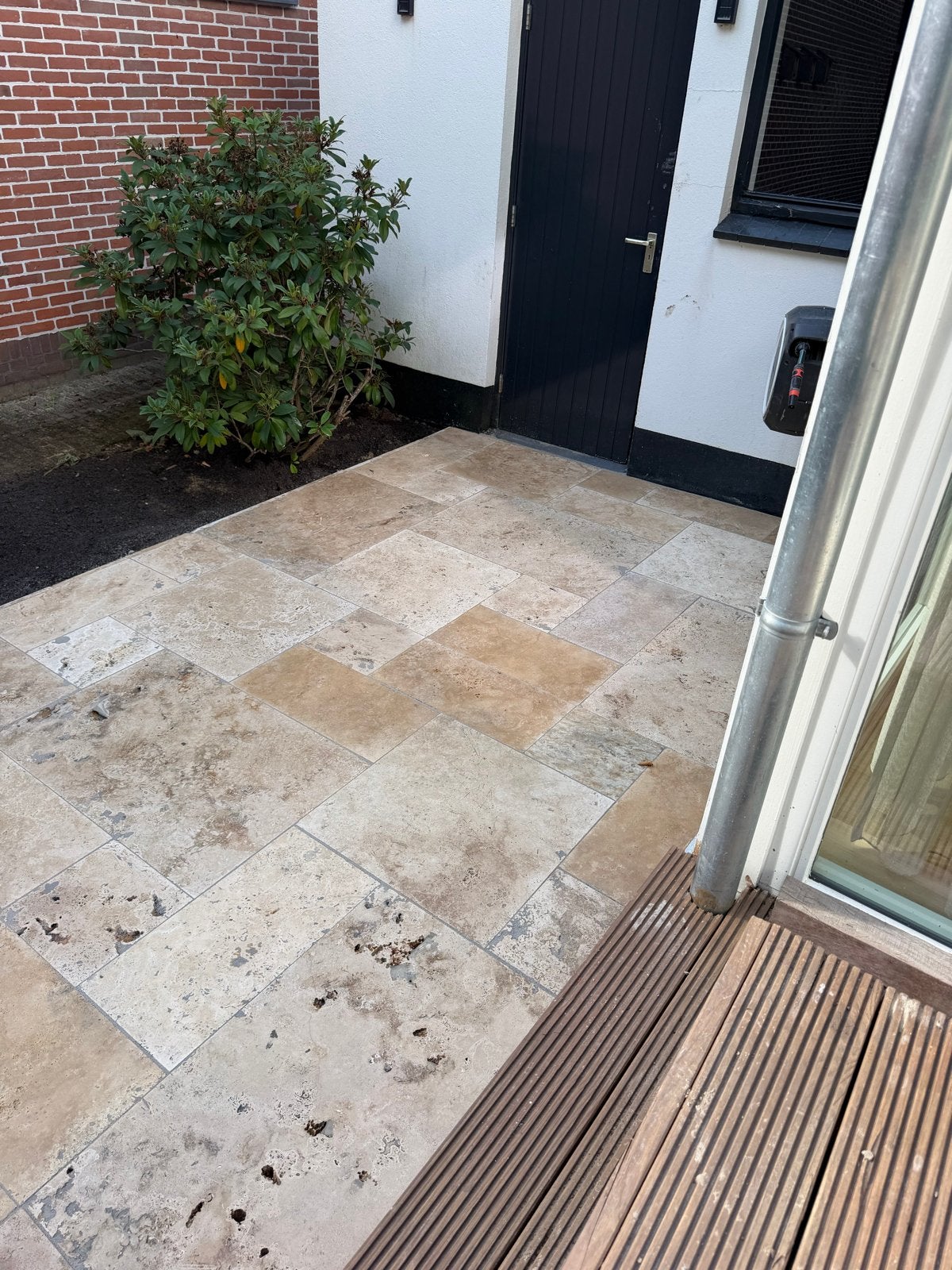 Nieuwe Natuursteen terrastegels - Travertin (6,3m²), Tuin en Terras, Ophalen, Nieuw, 5 tot 10 m², Natuursteen