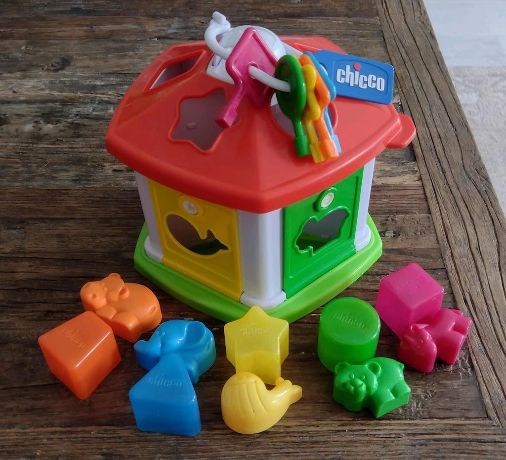 Chicco vormen dieren stoof huisje / sleutelhuisje, Kinderen en Baby's, Ophalen of Verzenden, Gebruikt, Overige typen