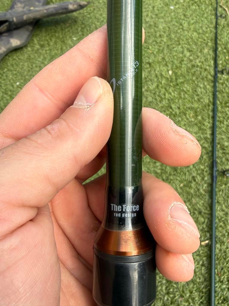 4x The Force Rod Design Hengels - Zo goed als nieuw, Watersport en Boten, Hengelsport | Karpervissen, Ophalen of Verzenden, Zo goed als nieuw