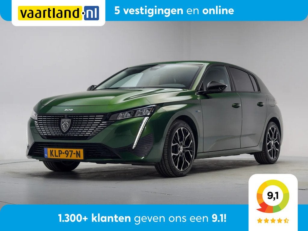 Peugeot 308 1.6 Hybride Allure Pack [ Navi Clima Apple / And, Auto's, Automaat, Automatische klimaatregeling, Gebruikt, 1578 kg