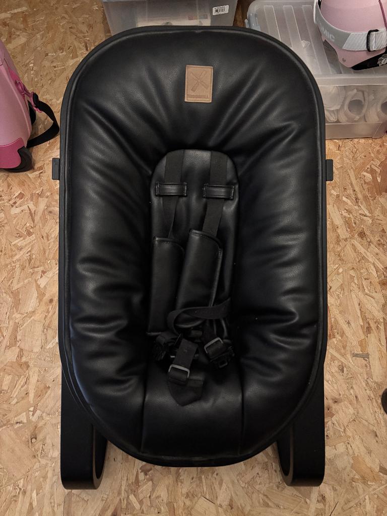 Wipstoel Baby Kidsmill zwart compleet, Wipstoel, Ophalen, Overige merken, Met gordel(s) of riempje(s)
