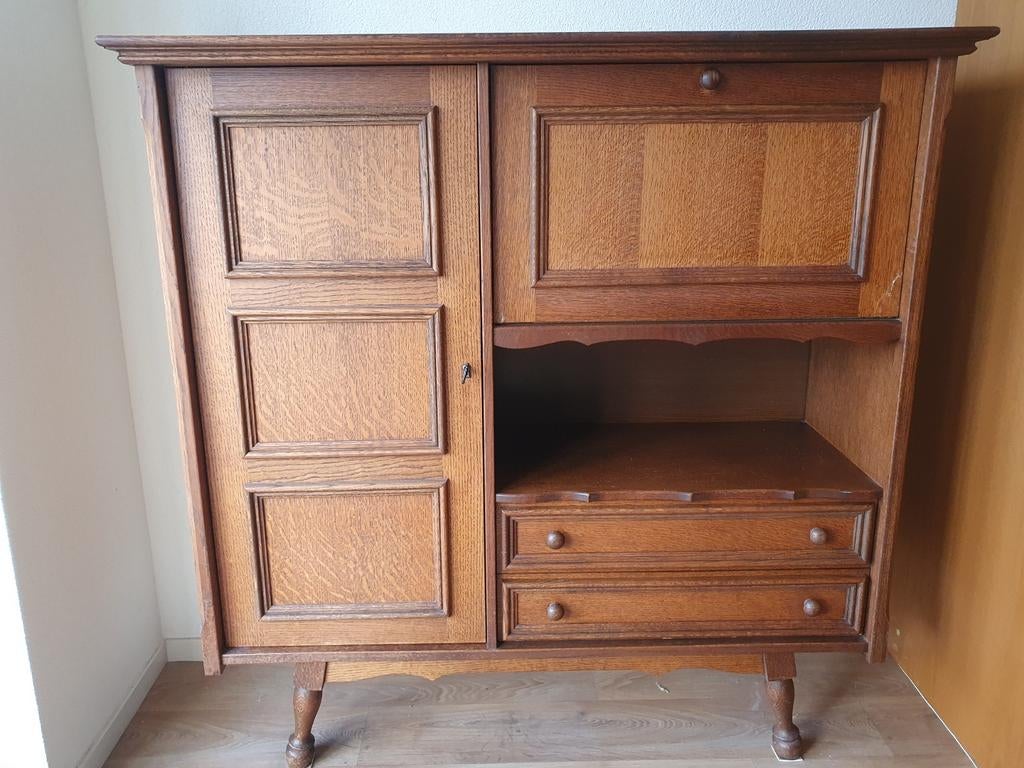 Antieke kast, Ophalen, Gebruikt, 25 tot 50 cm, 100 tot 150 cm