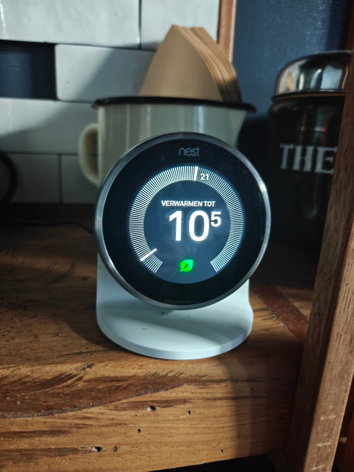 Nest Thermostaat - Slimme thermostaat, Doe-het-zelf en Verbouw, Ophalen of Verzenden, Slimme thermostaat, Zo goed als nieuw