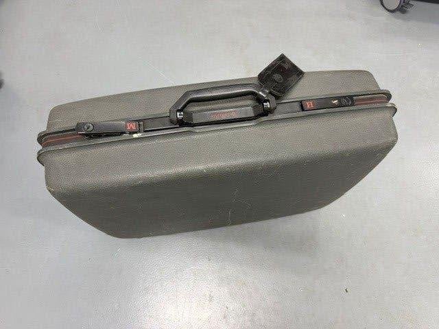 Onverwoestbare Samsonite Oyster hardcase koffer – Antraciet, Gebruikt, Hard kunststof, Slot, Minder dan 35 cm