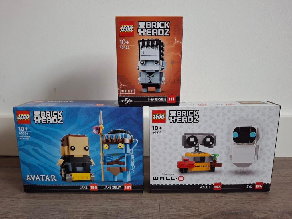 LEGO BrickHeadz Bundel: 40422 40545 en 40619 Nieuw Geseald., BrickHeadz, Lego, Nieuw, Ophalen of Verzenden