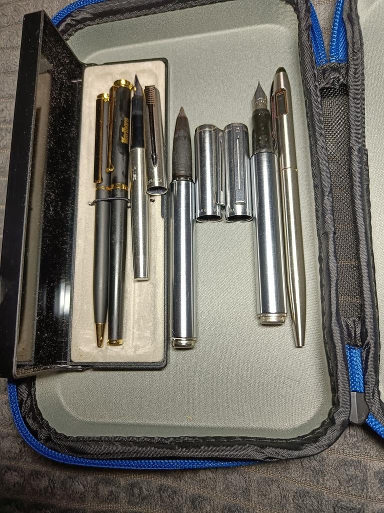 Pennen lot: Sheaffer, Parker, Verzamelen, Pennenverzamelingen, Ophalen of Verzenden