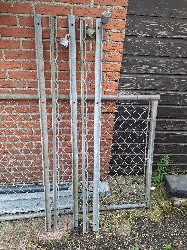 muurlijn-gaaskam 20x40 gegalvaniseerd, Ophalen, Zo goed als nieuw, IJzer