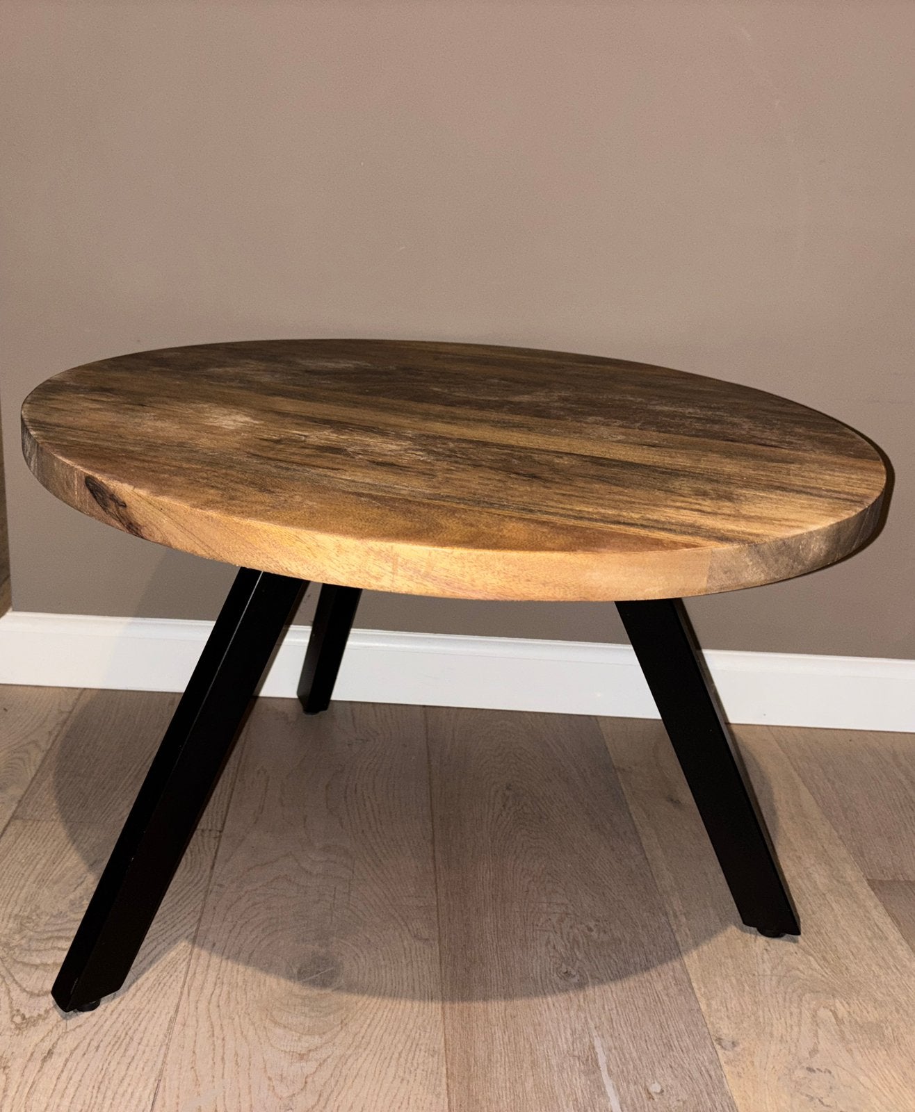 Tafeltje, Ophalen, Minder dan 45 cm, Gebruikt, Rond