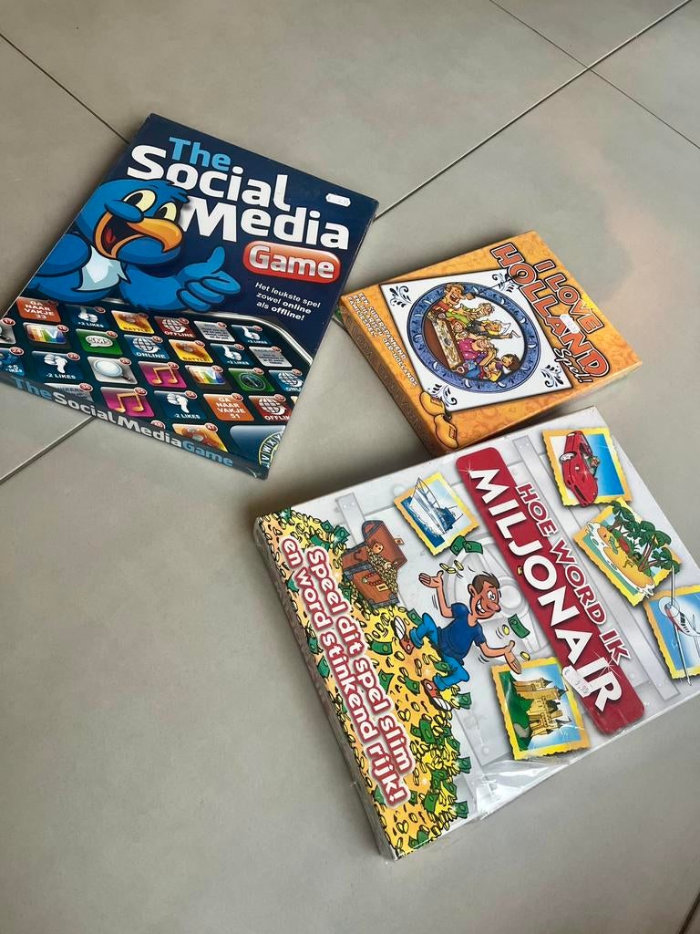 3 gloednieuwe spellen, Hobby en Vrije tijd, Gezelschapsspellen | Bordspellen, Ophalen of Verzenden, Nieuw