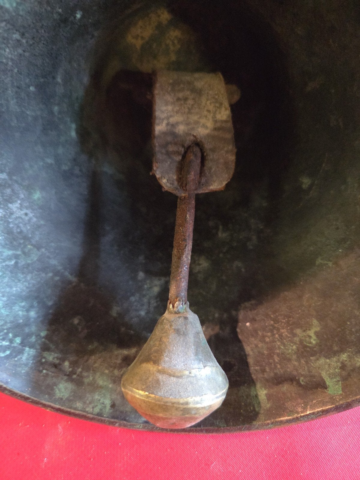 Antiek bronzen bel kloosterbel, Ophalen of Verzenden
