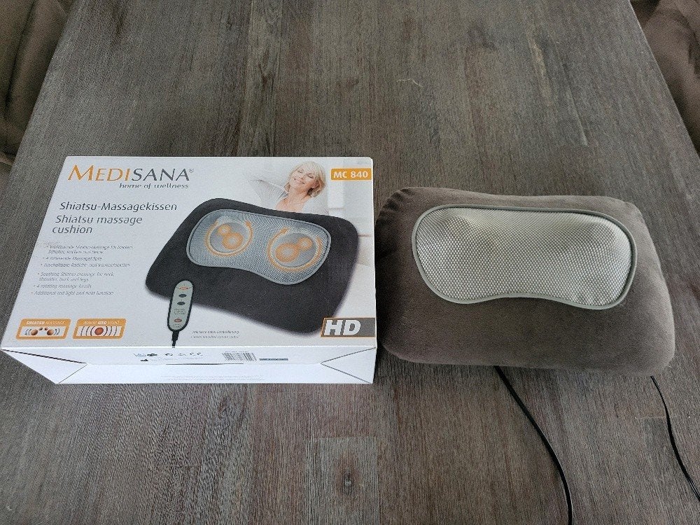 Medisana MC840 Shiatsu Massagekussen met warmte functie, Ophalen of Verzenden, Zo goed als nieuw, Massagestoel of Kussen