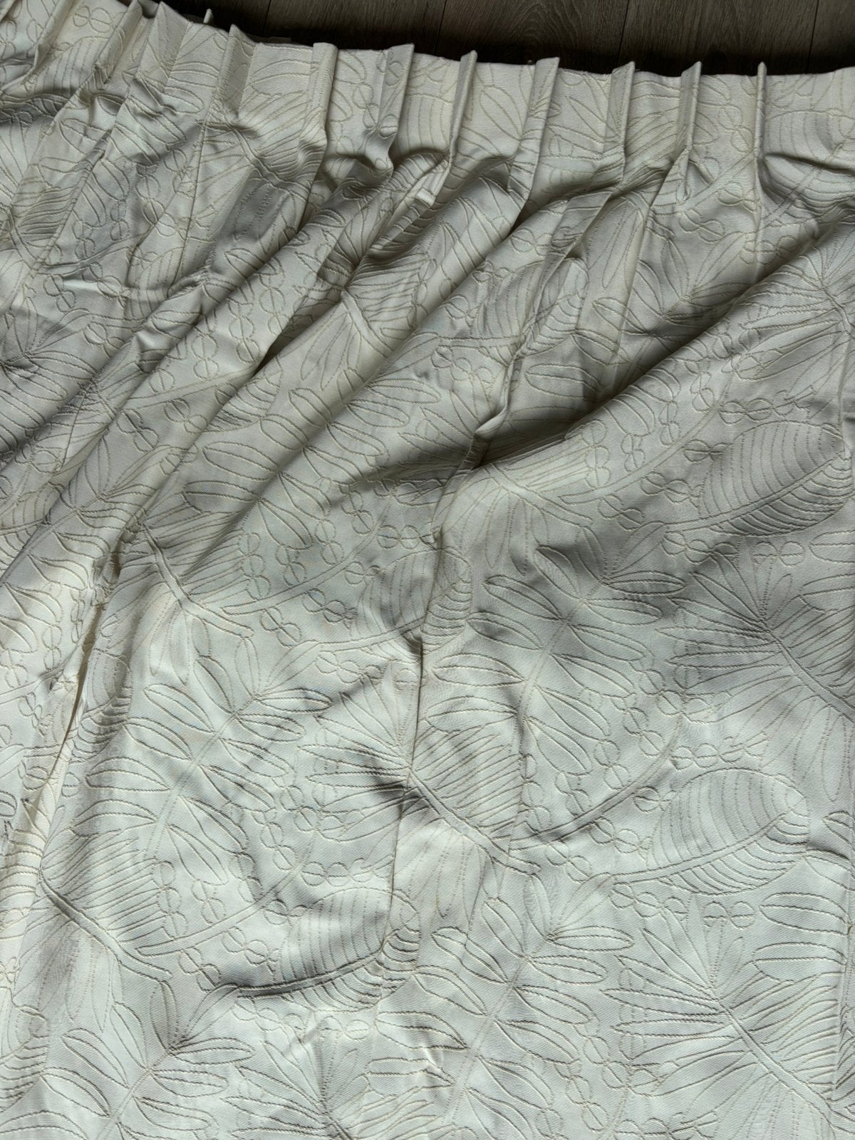 3 delen gordijnen, 2x 102cm x 170cm - 1x 105cm x 170cm, Gebruikt, Overige merken, Plooiafwerking, 170 cm
