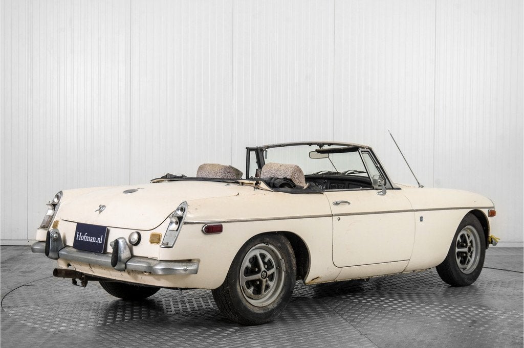 MG B (bj 1971), Auto's, Gebruikt, Cabriolet, Wit, Bedrijf