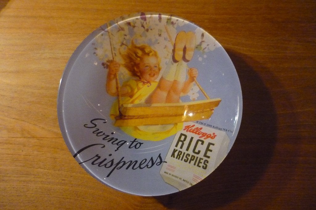 Glazen schaaltje '' MEISJE '' van Kellogg's Rice Krispies ., Ophalen