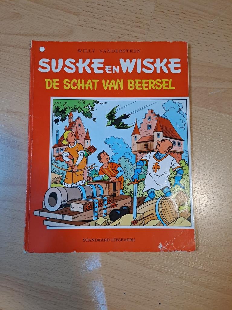 Suske en Wiske - De Schat van Beersel (Standaard Uitgeverij), Boeken, Eén stripboek, Ophalen of Verzenden, Gelezen, Willy Vandersteen