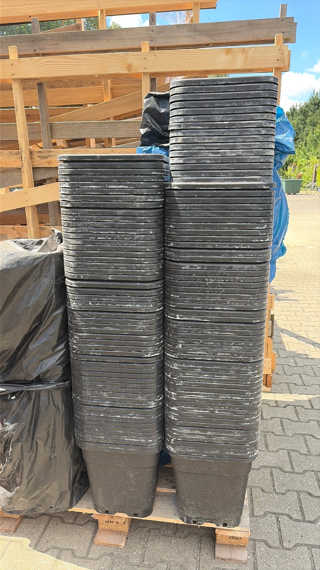Kweekbakken, Ophalen, Gebruikt