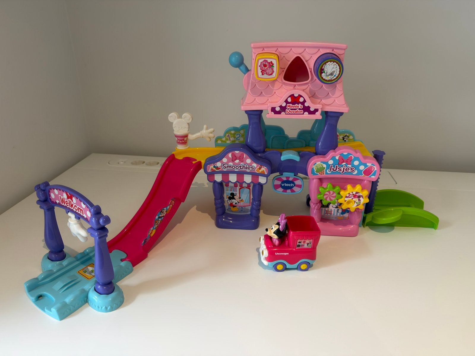 Vtech toet toet auto Disney Minnie ijssalon, Ophalen, Zo goed als nieuw, 2 tot 4 jaar