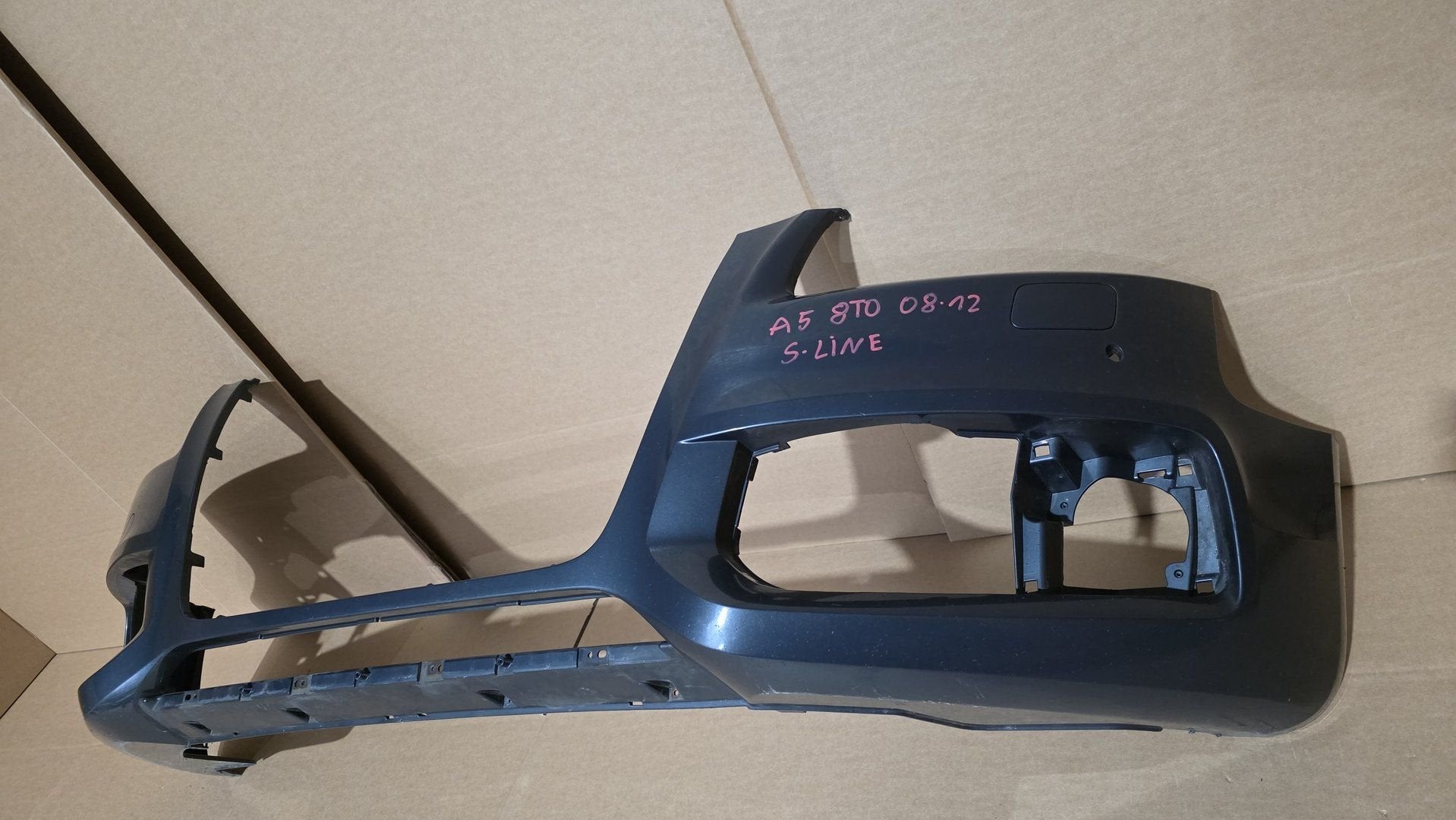 Voorbumper Audi A5 8T S-Line S5 KLS 2007-2012 BUMPER ORIGINE, Gebruikt, -, Voor, Ophalen of Verzenden