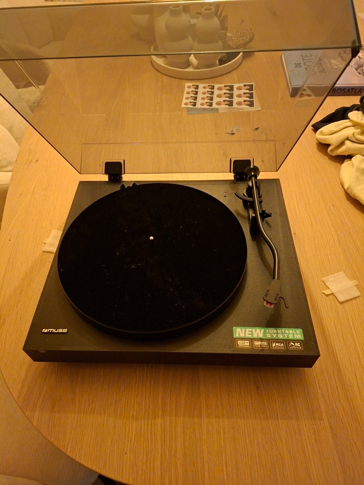 Muse MT-103 BT USB Platenspeler - Zo goed als nieuw, Ophalen, Zo goed als nieuw, Platenspeler