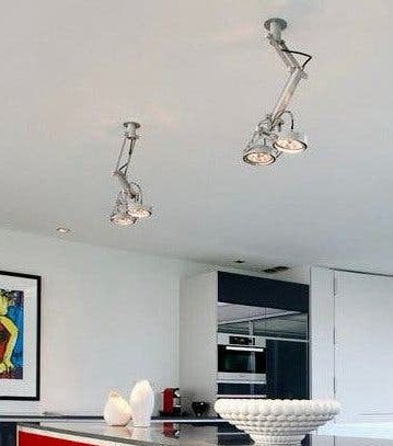 Nomad Modular LED design met 2 en 4 spots (aluminiumkleur), Ophalen, Zo goed als nieuw