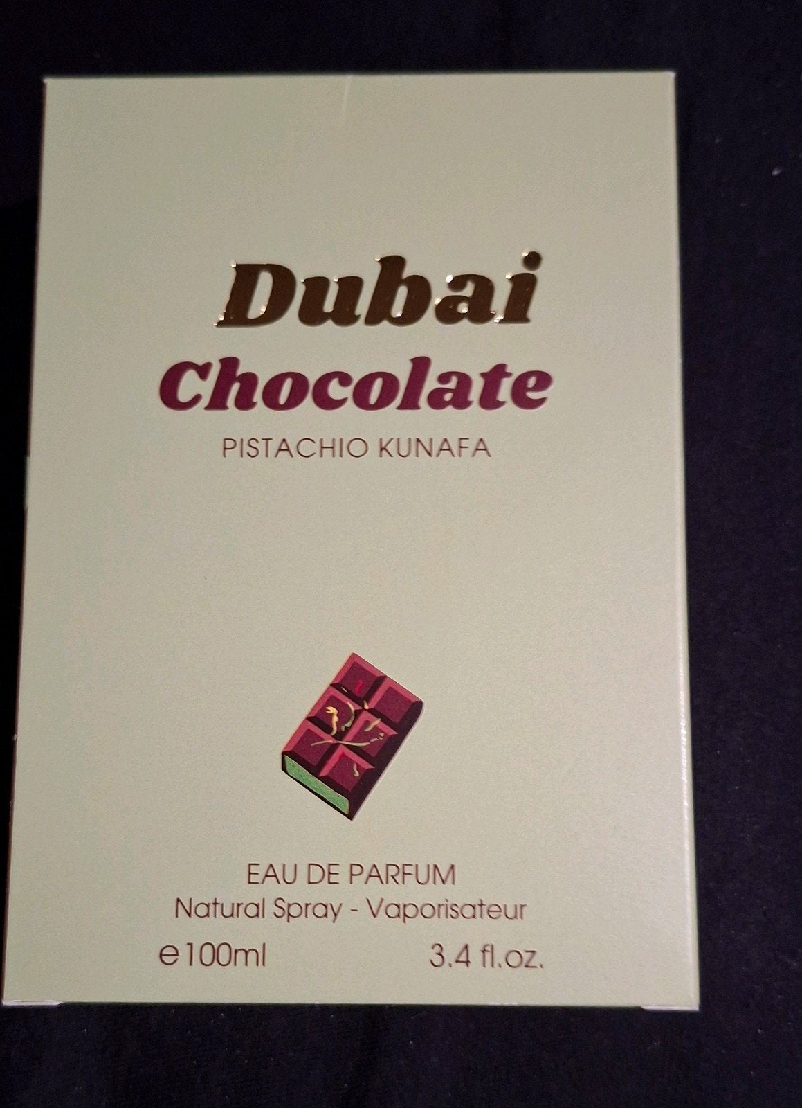 Dubai Chocolate Pistachio Kunafa EDP 100ml Uniseks Geur, Ophalen of Verzenden, Nieuw